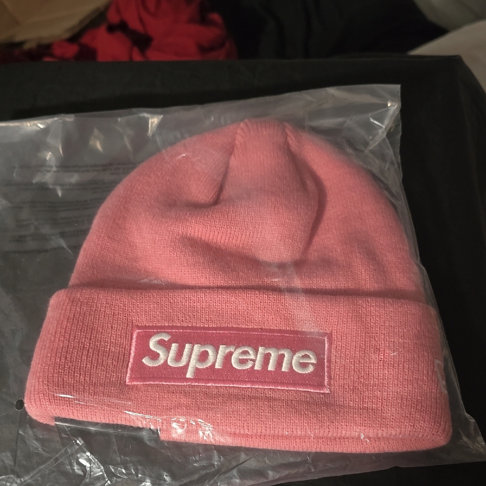 Supreme Dusty Pink Box Logo Beanie